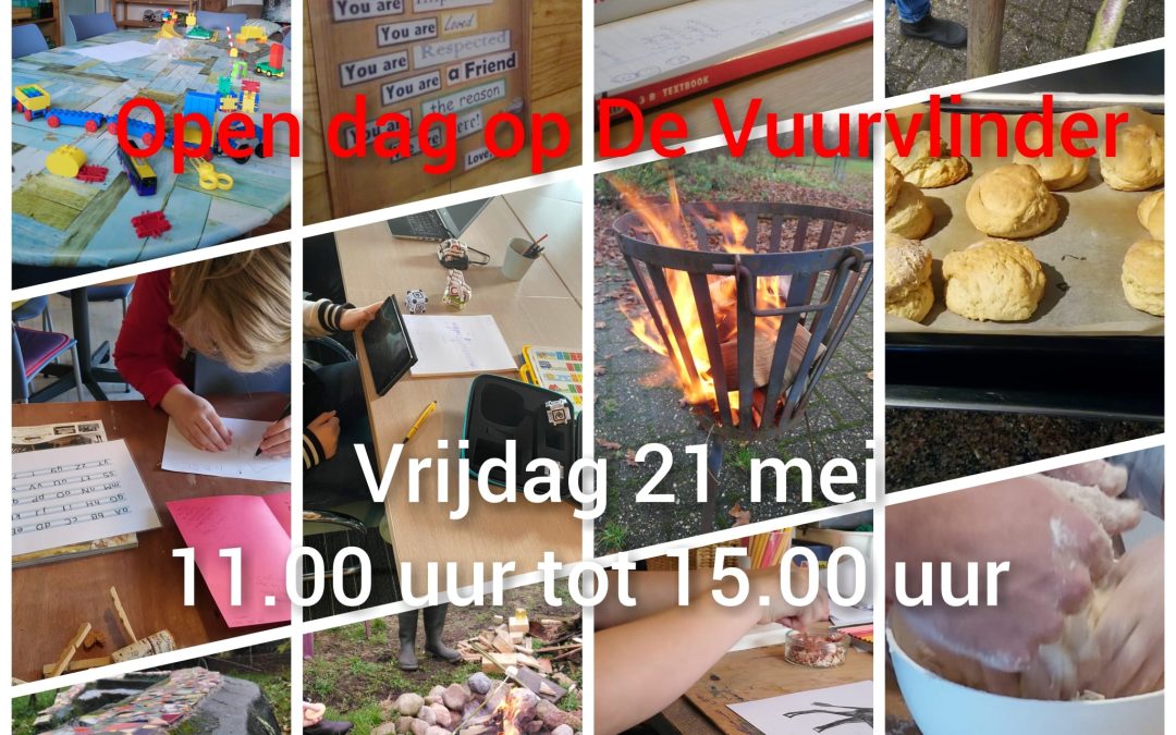Opendag vrijdag 21 mei 2021